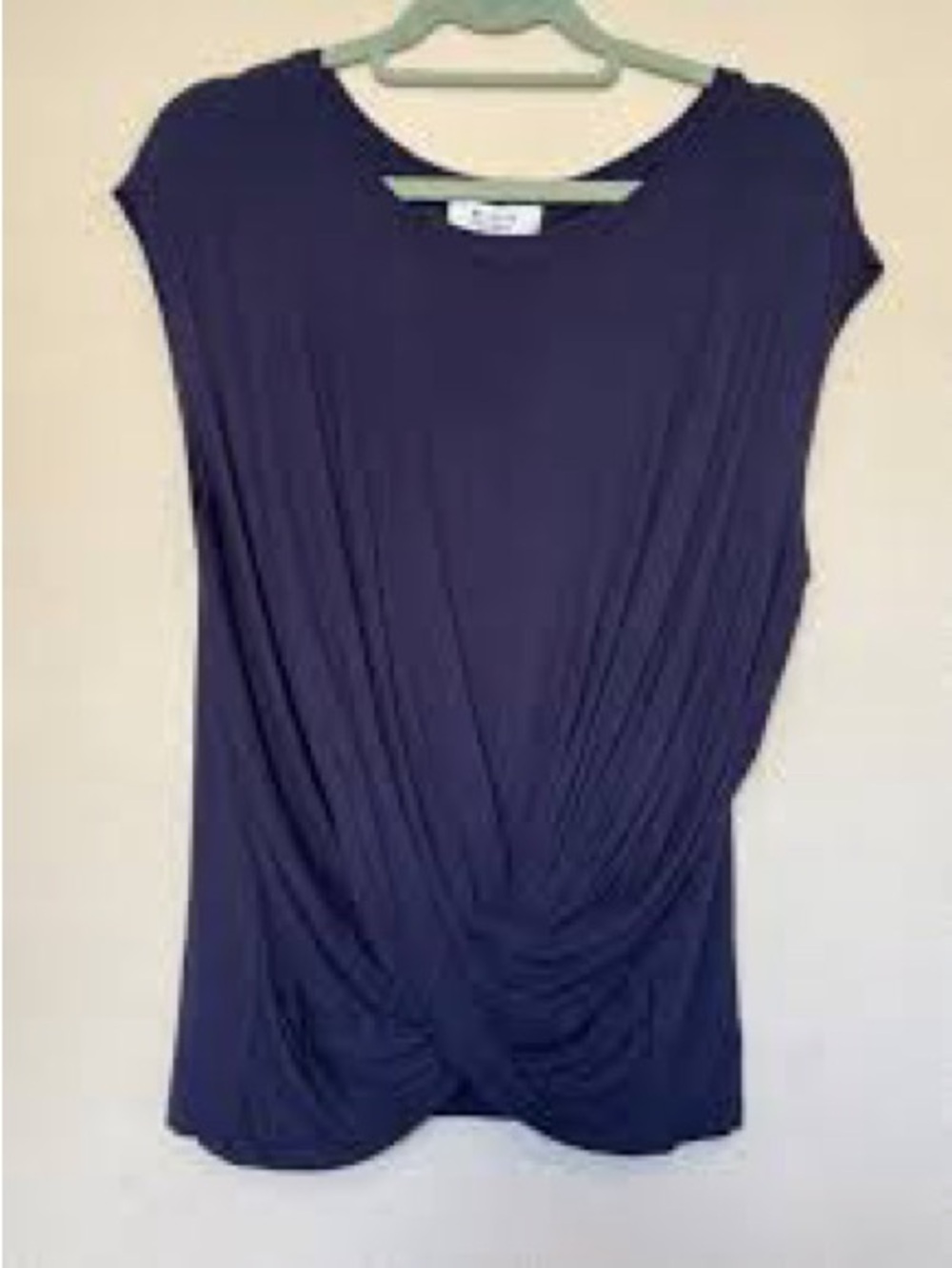 Bailey 44 Navy Twist-Front Tunic